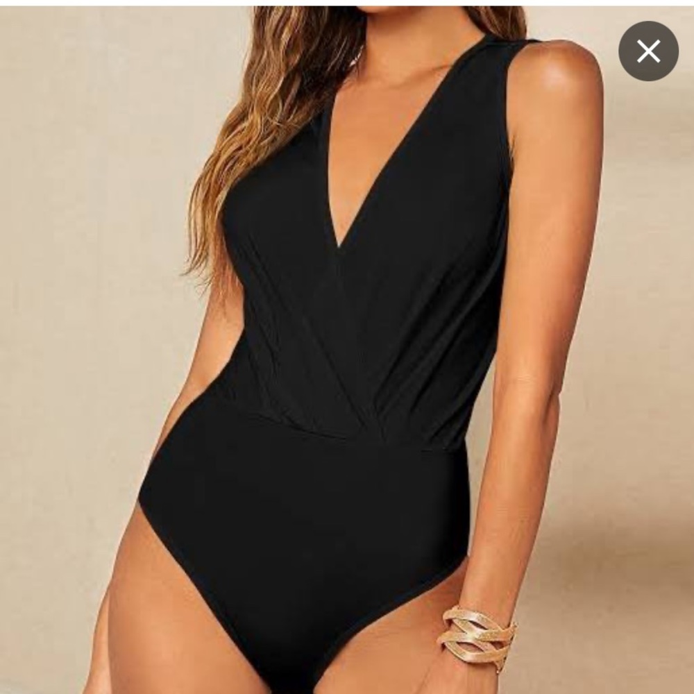 Shein black bodysuit